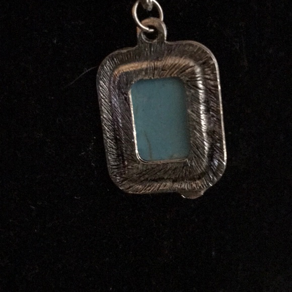 Turquoise Necklace and Earring Set - Picture 4 of 4